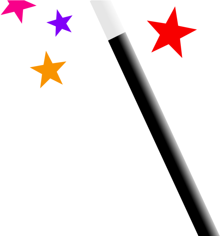 Black Magic Wand PNG Clipart Background