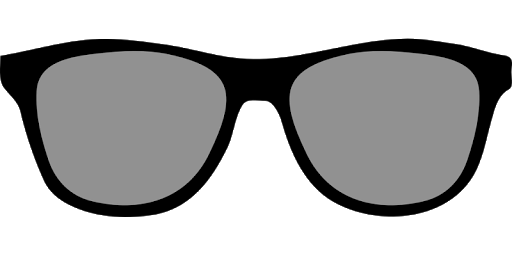 Black Sunglasses Frame Transparent PNG