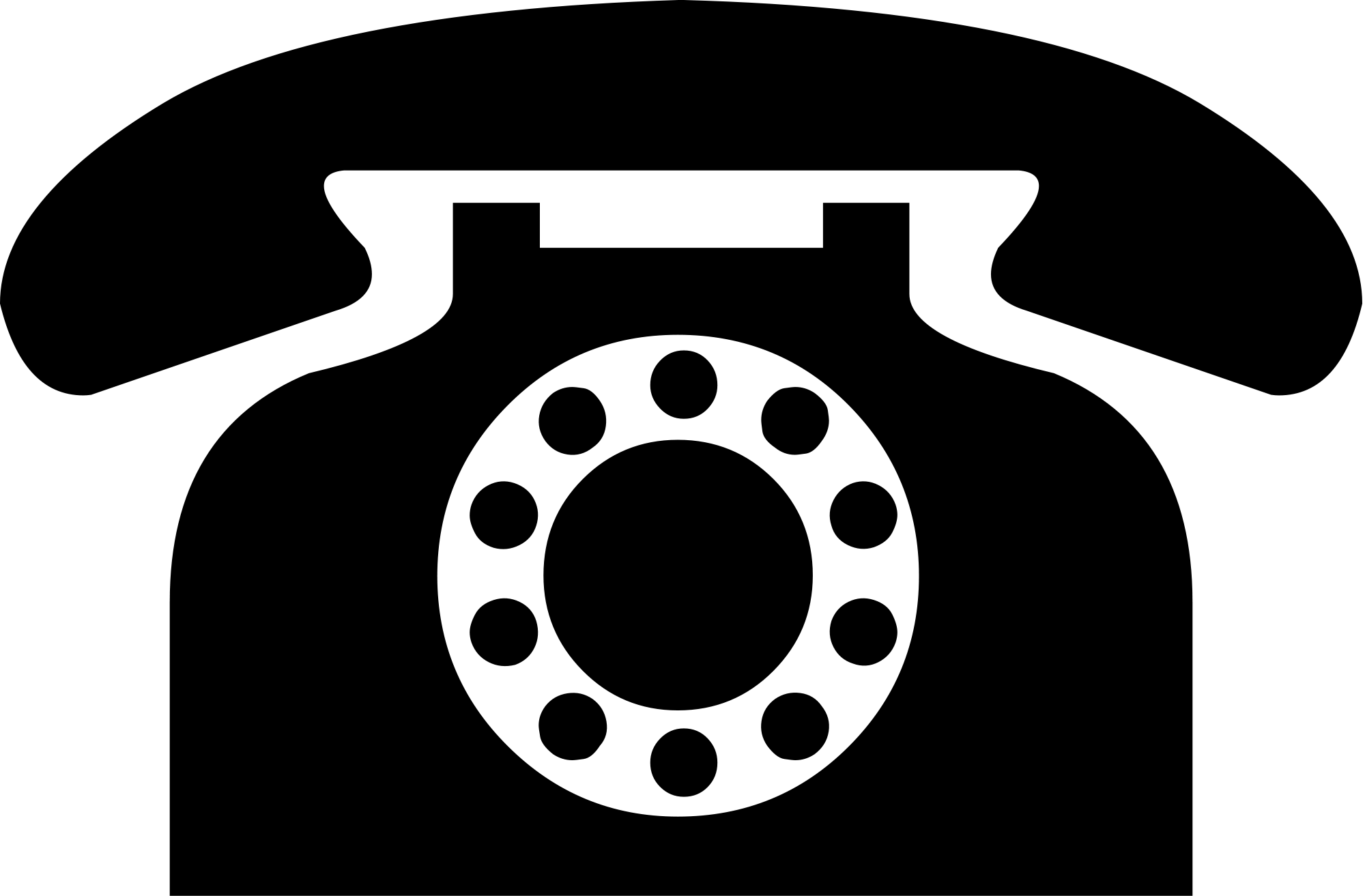 Black Telephone Background PNG Image