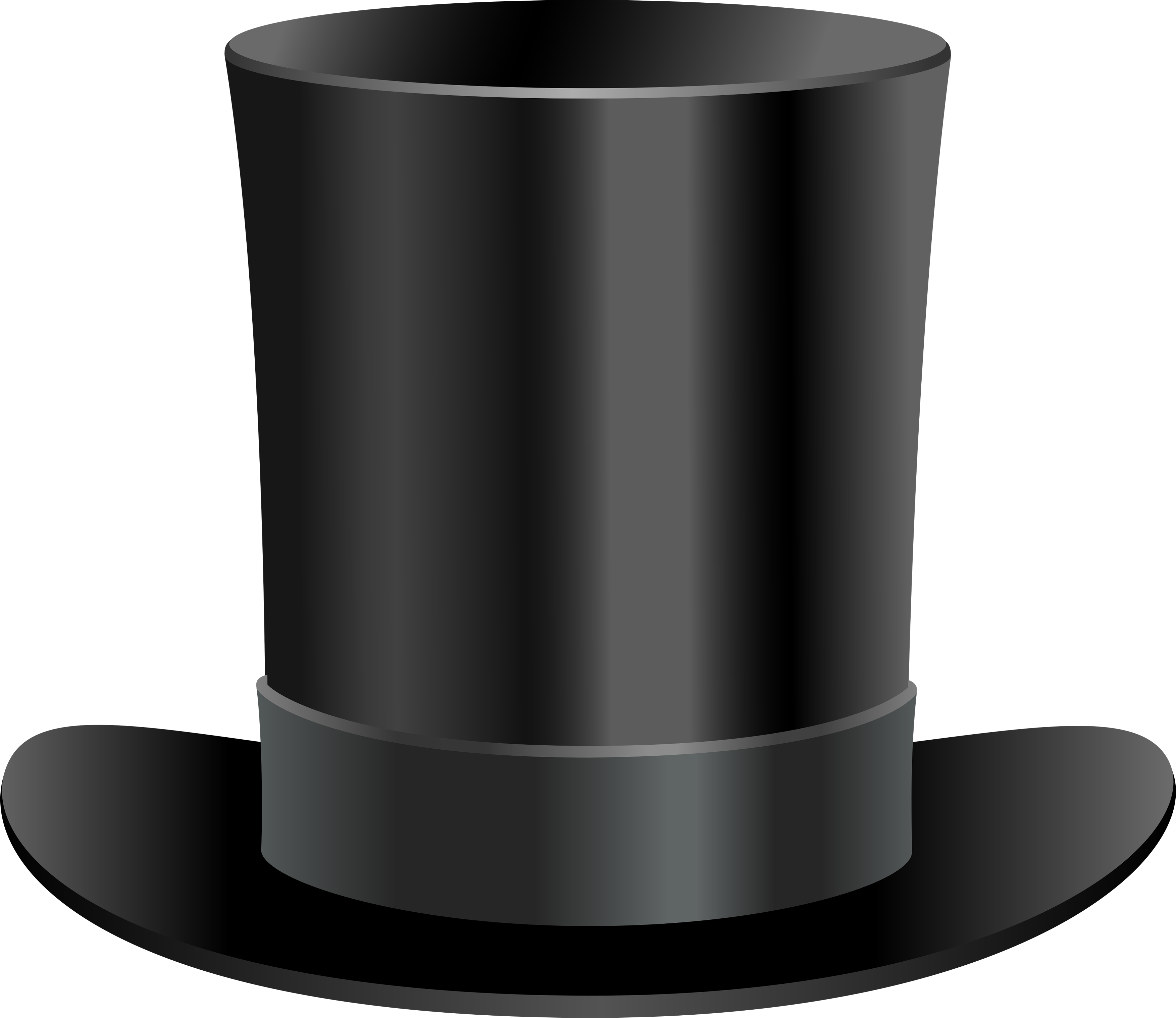 Black Top Hat Transparent Free PNG