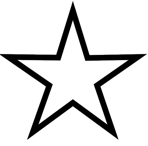Black Vector Star Download Free PNG