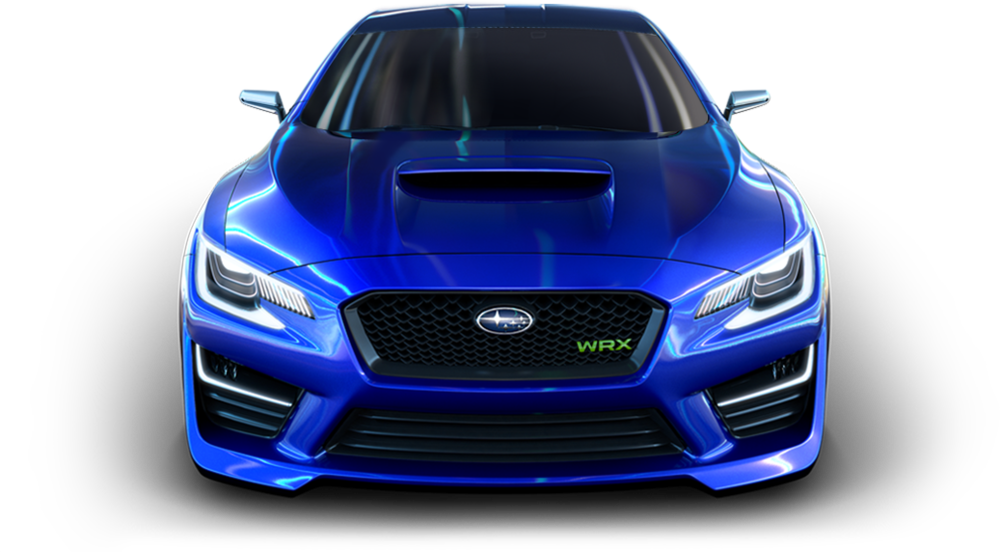Blue Subaru Background PNG Image