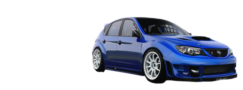 Blue Subaru Transparent PNG