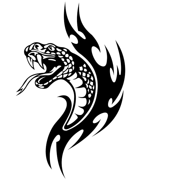 Dragon Tattoo Background PNG Image