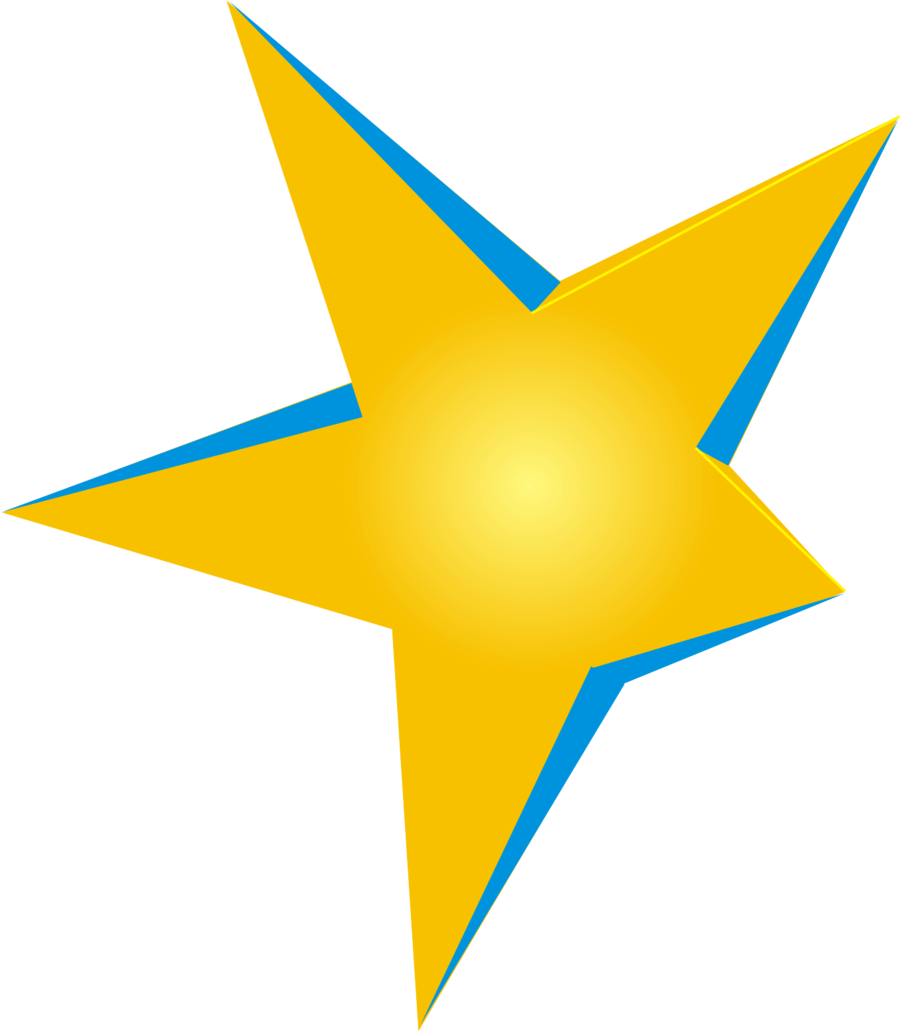 Gold Vector Star PNG HD Quality