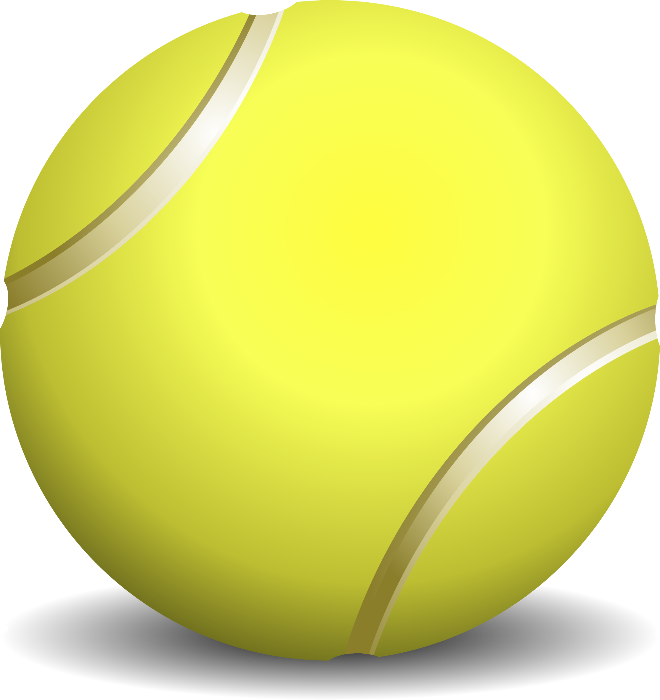 Green Tennis Ball Transparent File