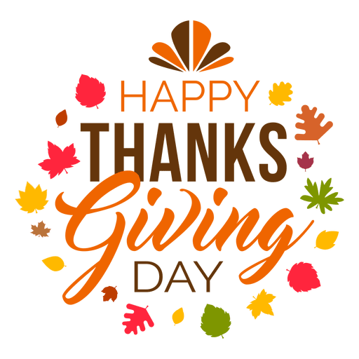 Happy Thanksgiving Day PNG HD Quality