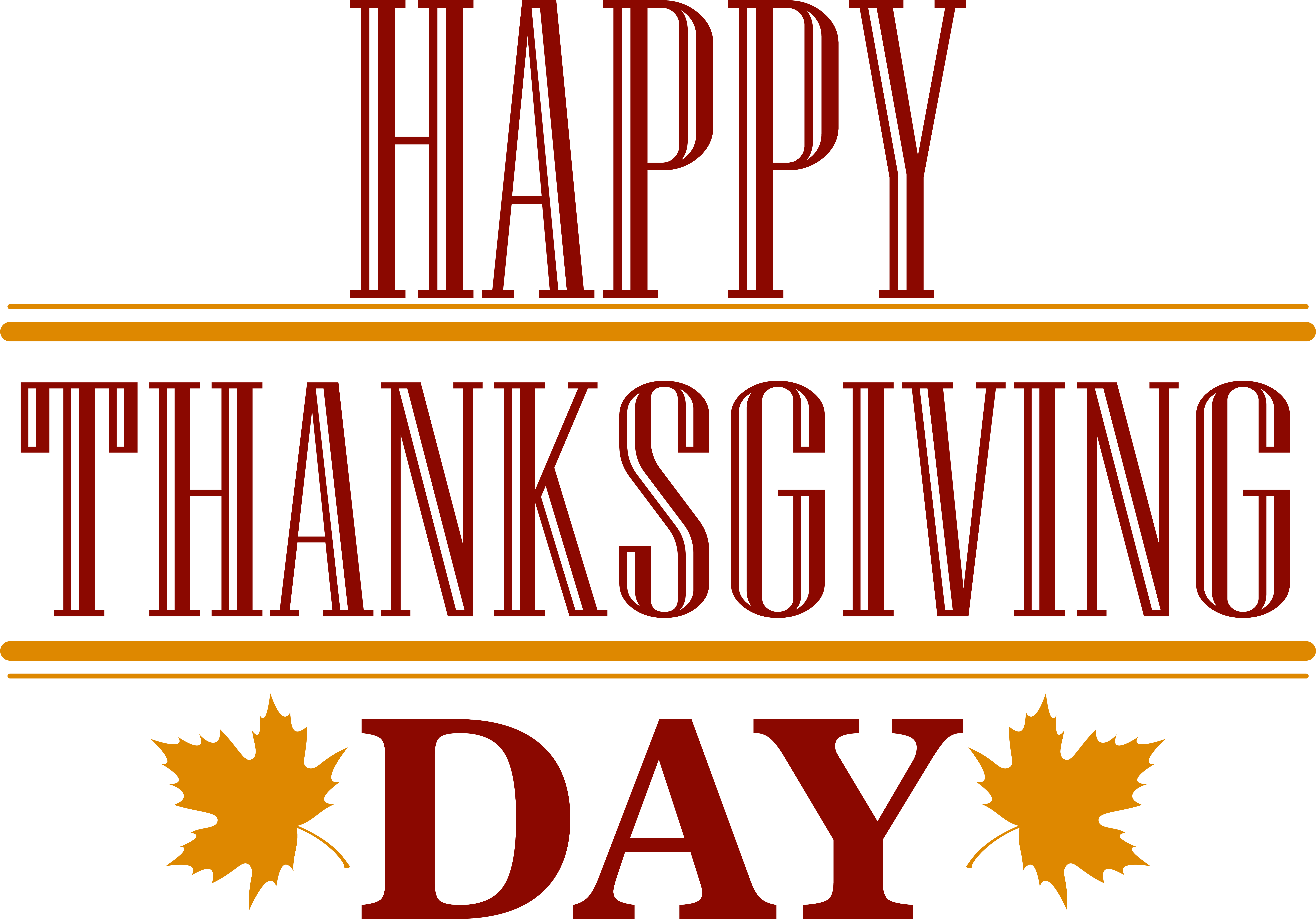 Happy Thanksgiving Day Transparent File
