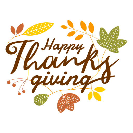 Happy Thanksgiving PNG Free File Download
