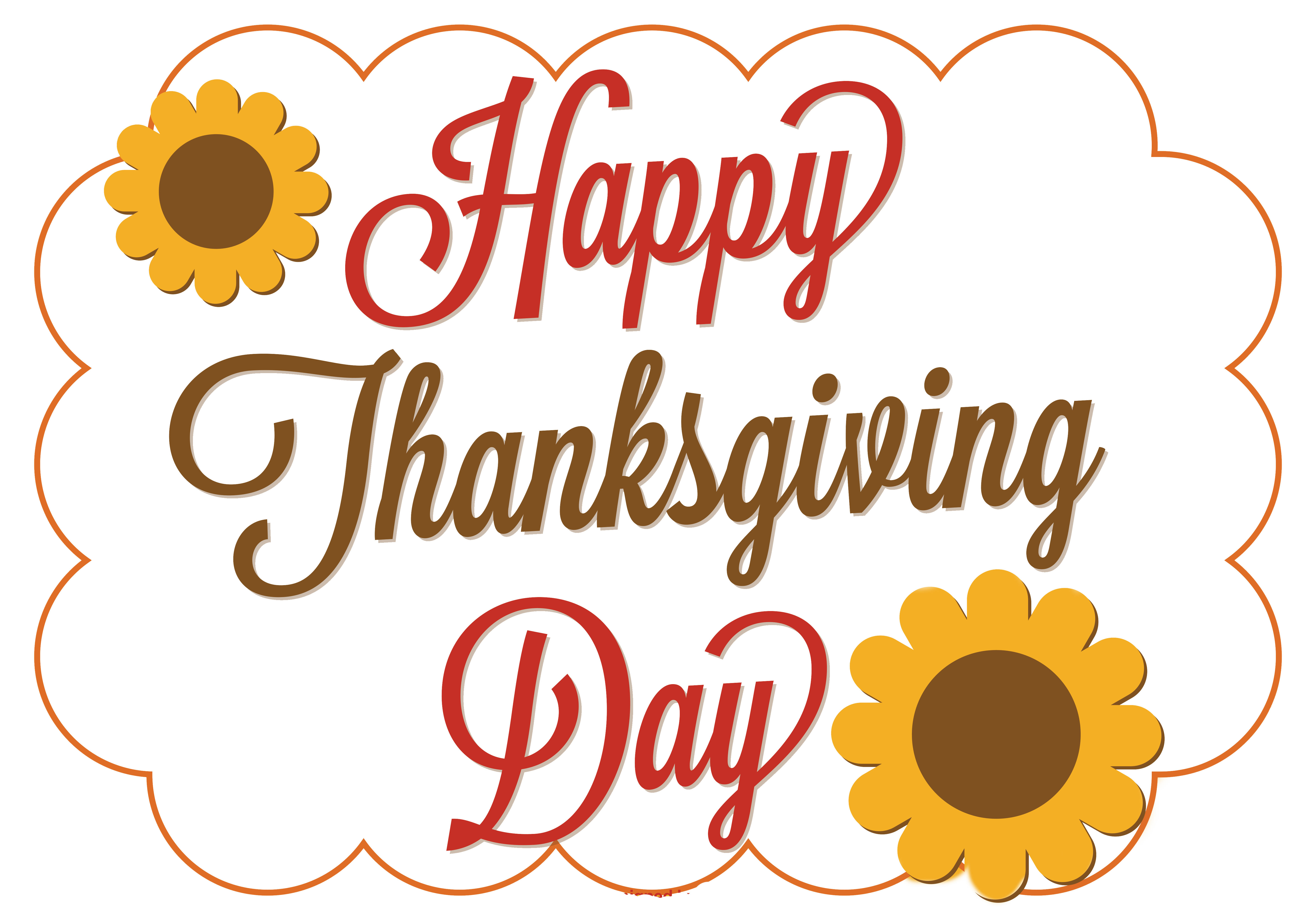 Happy Thanksgiving Transparent Images