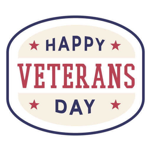 Happy Veterans Day Transparent Free PNG