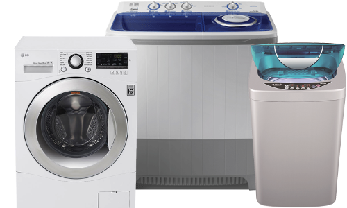 Laundry Washing Machine Background PNG Image