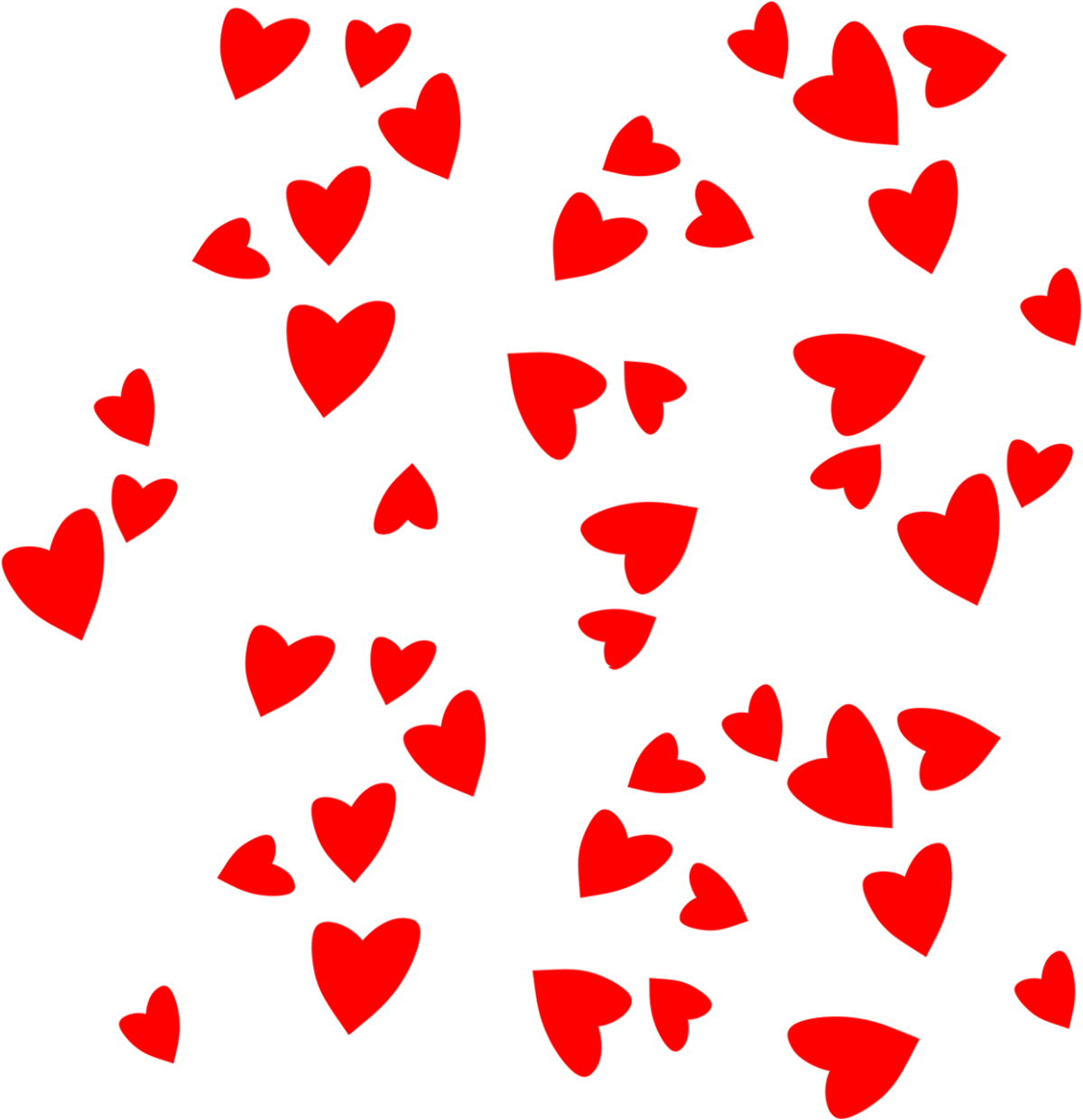 Love Valentines Day Heart Background PNG Image