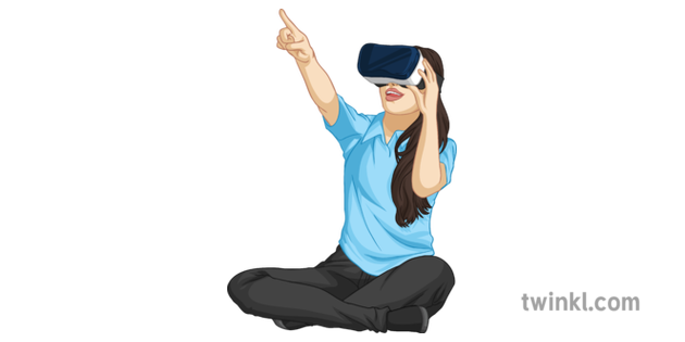 Online Virtual Reality Background PNG Image