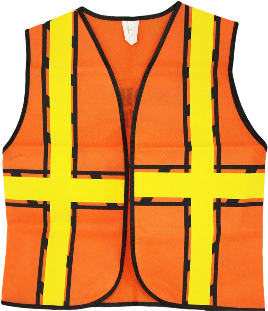 Orange Vest PNG Clipart Background
