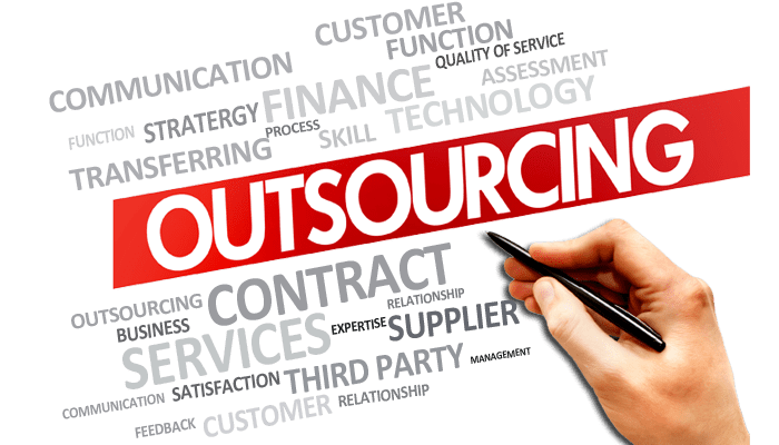 Outsourcing Transparent Background
