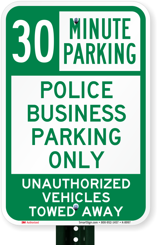 Parking Only Sign PNG Images HD