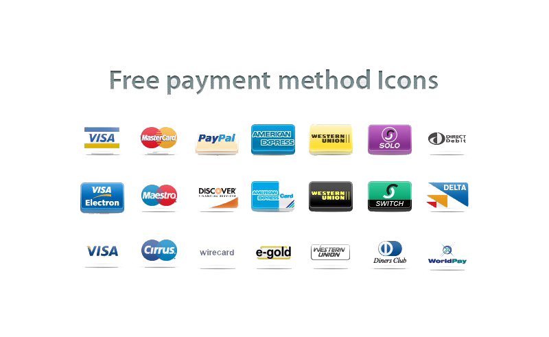 Payment Method Background PNG Image