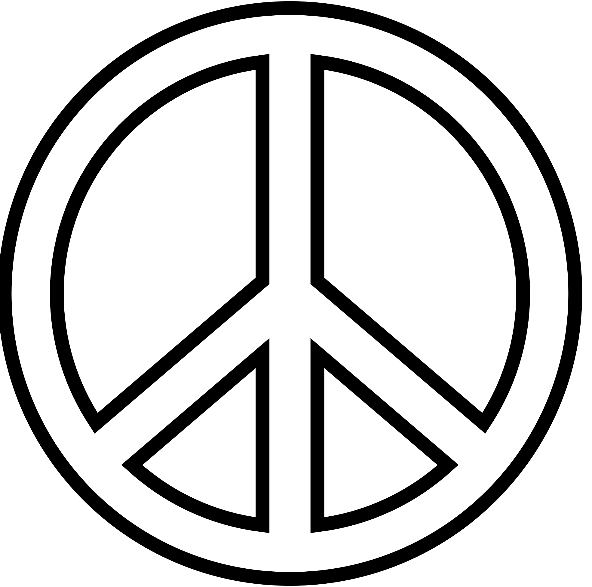 Logo de la paz descarga gratis PNG | PNG Play