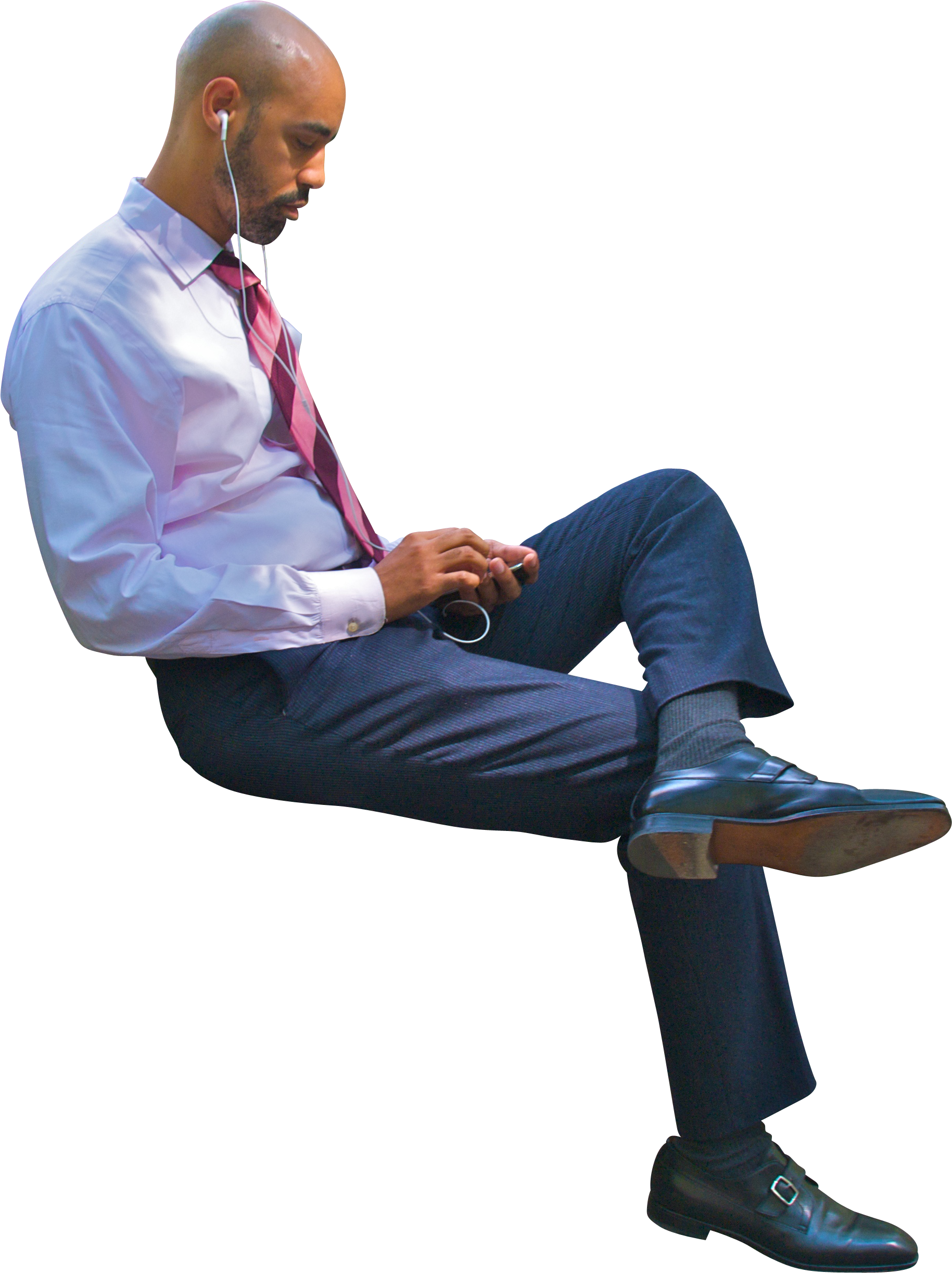 People Sitting Background PNG Image