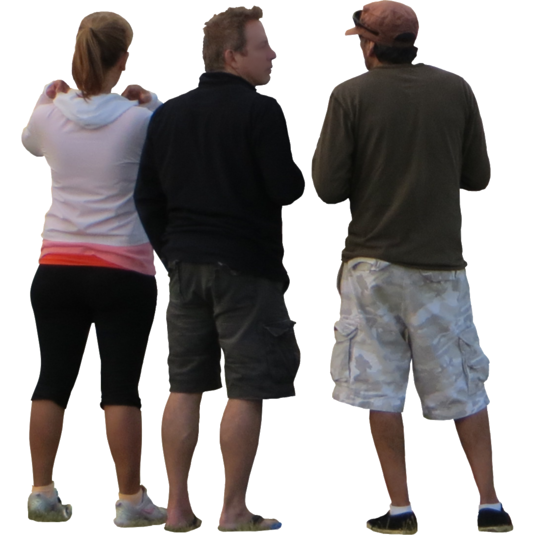 People Standing PNG HD Quality