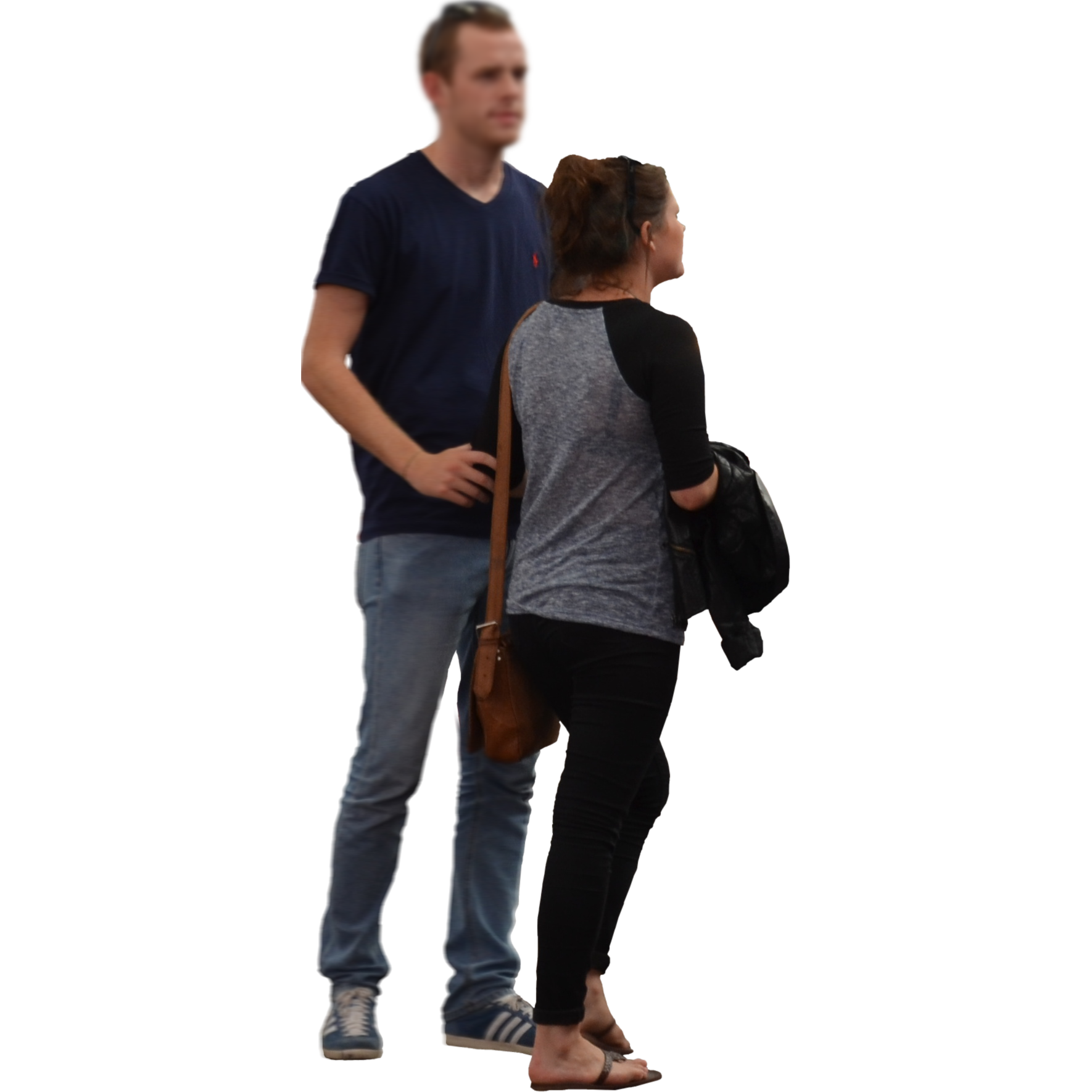 People Standing Transparent Background