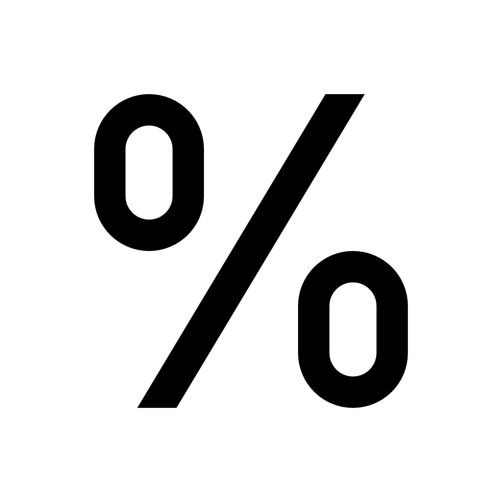 Percentage Icon Transparent Free PNG