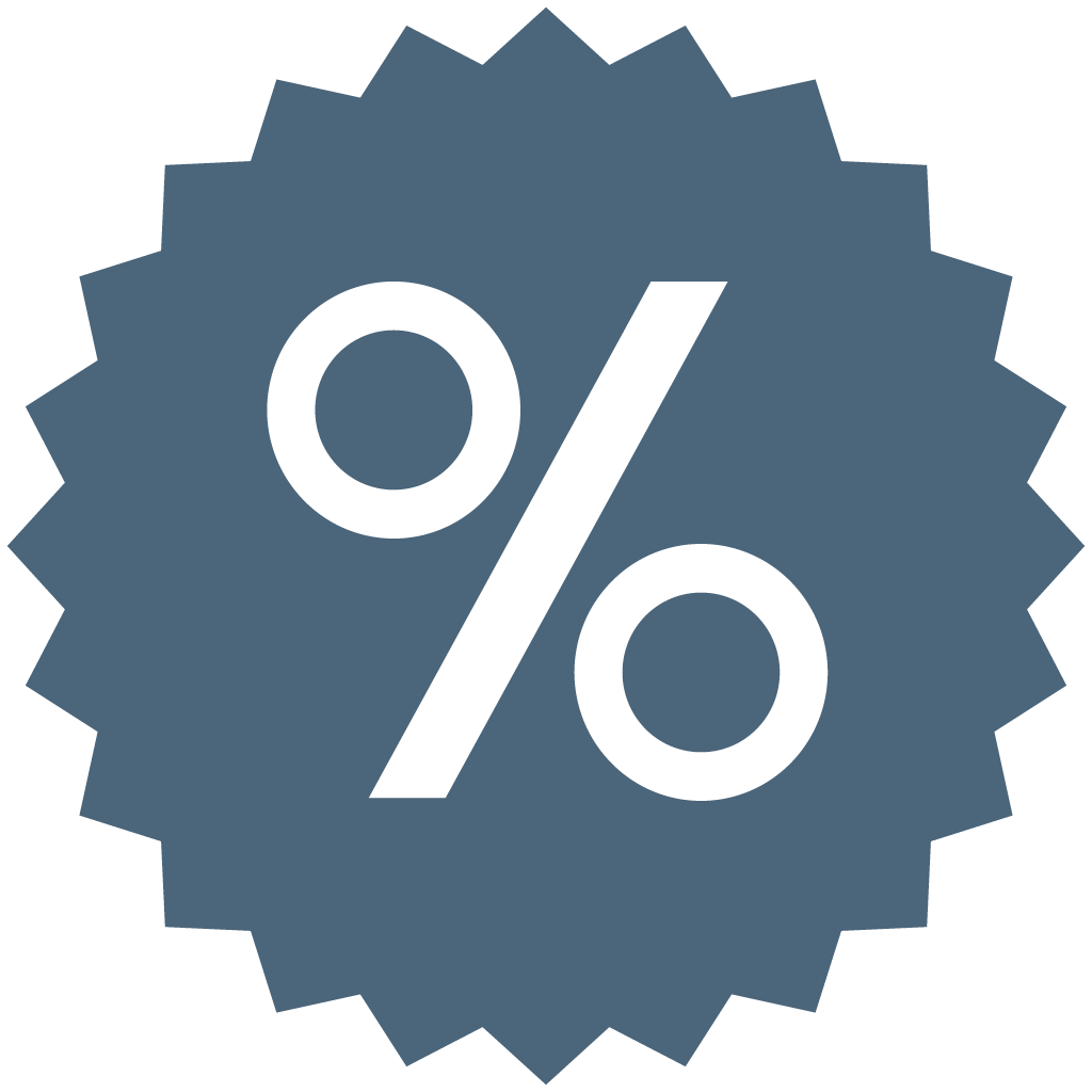 Percentage Icon Transparent PNG