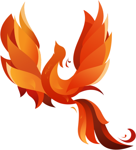 Phoenix Fire Background PNG Image