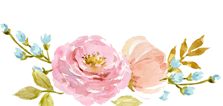 Pink Water Color Flower Transparent Free PNG