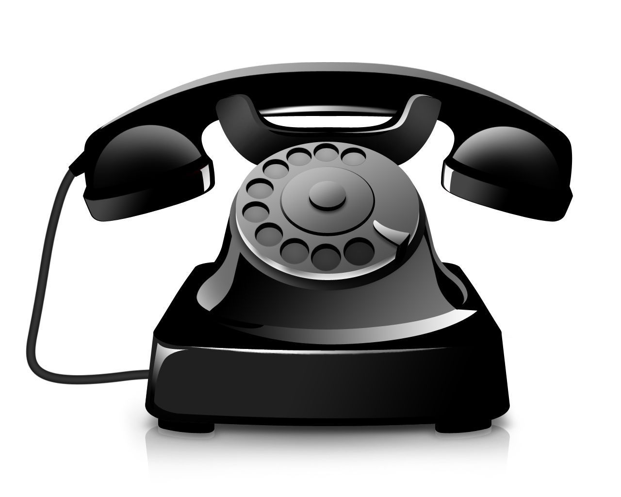 Real Telephone Transparent Background