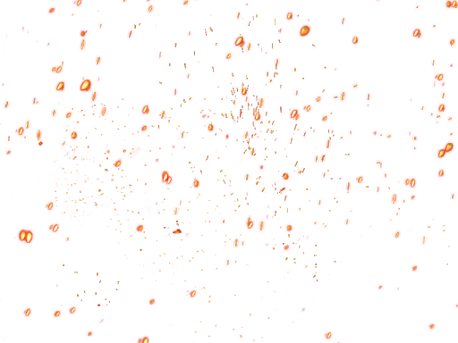 Red Particles Background PNG Image