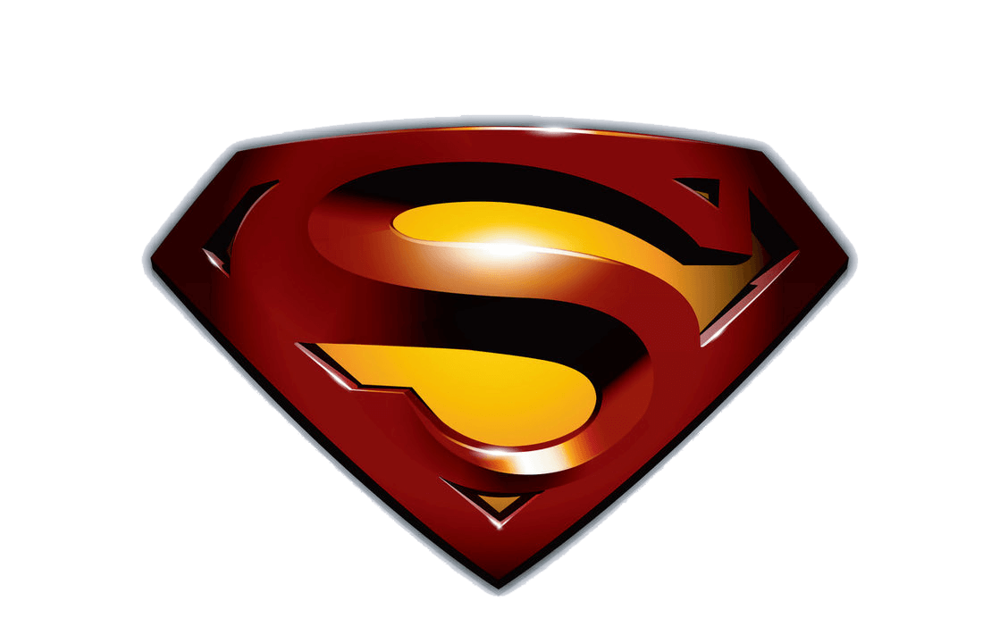 Red Superman Logo Transparent Background