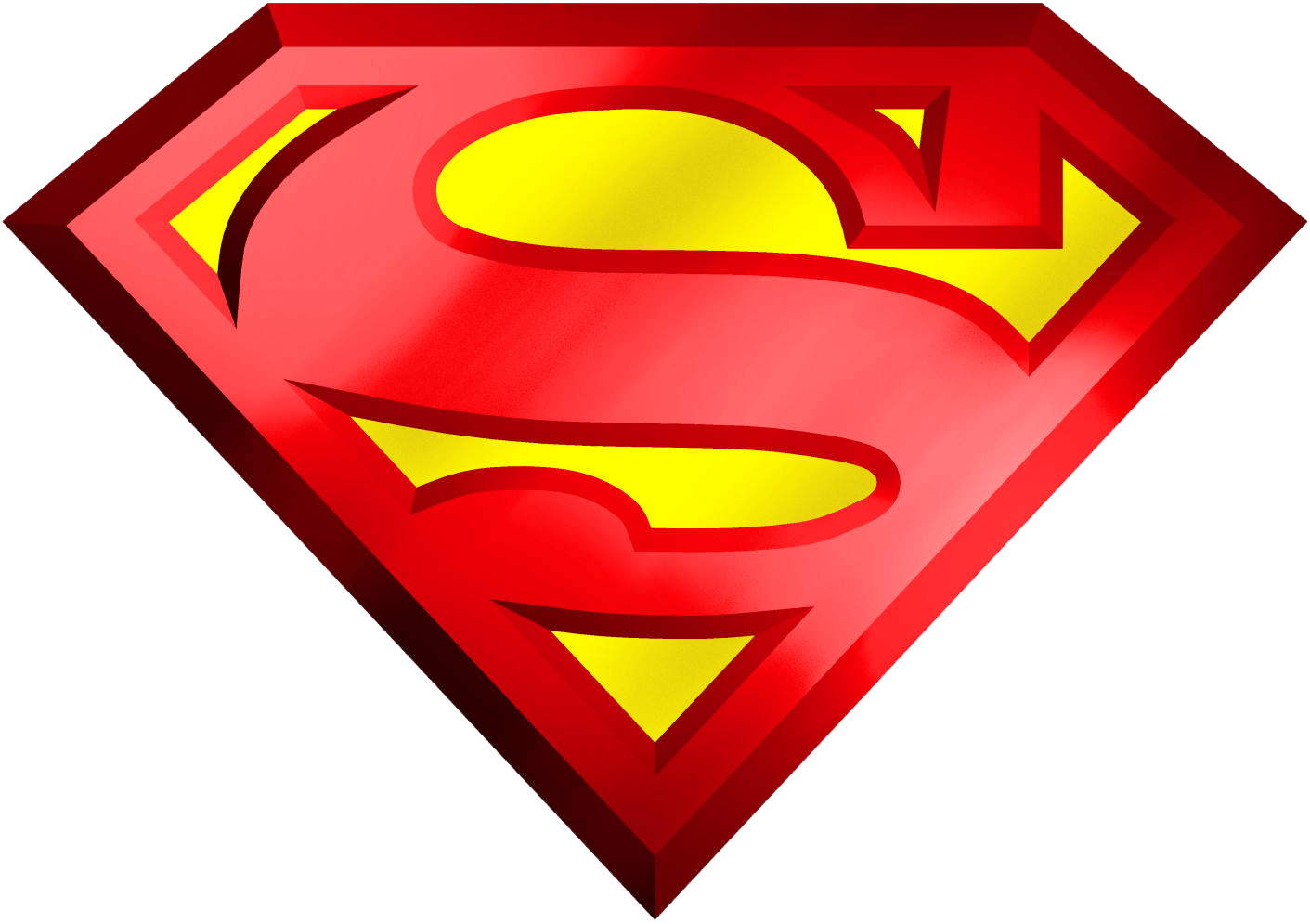 Red Superman Logo Transparent File