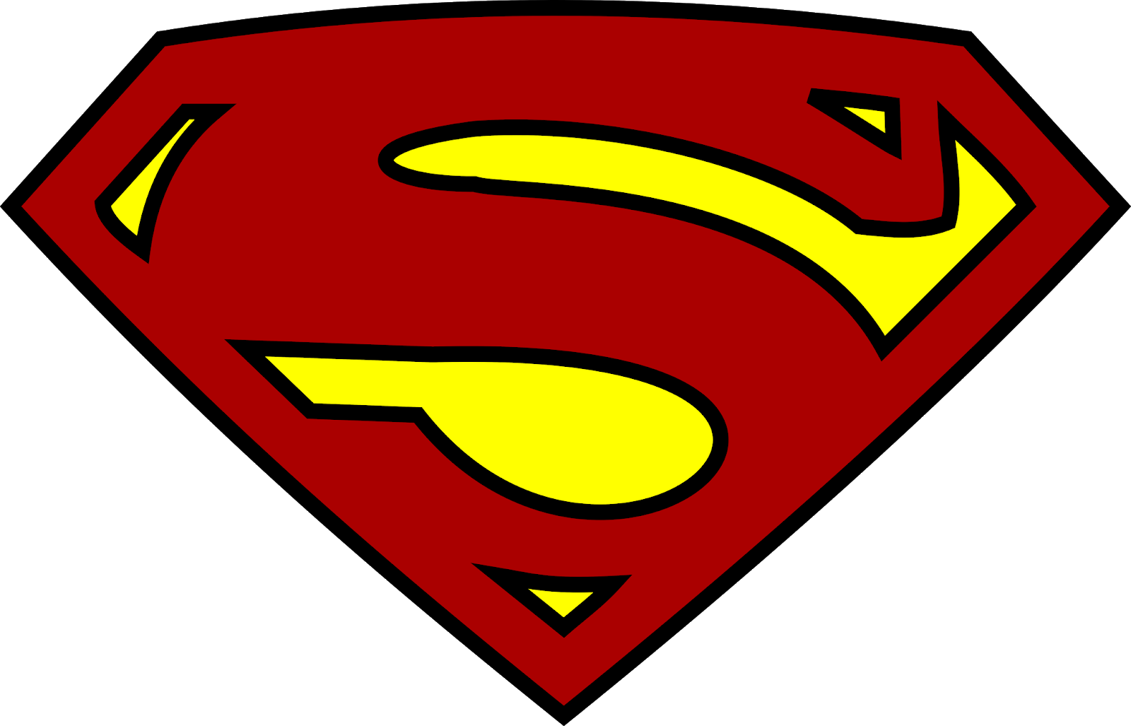 Red Superman Logo Transparent Free PNG