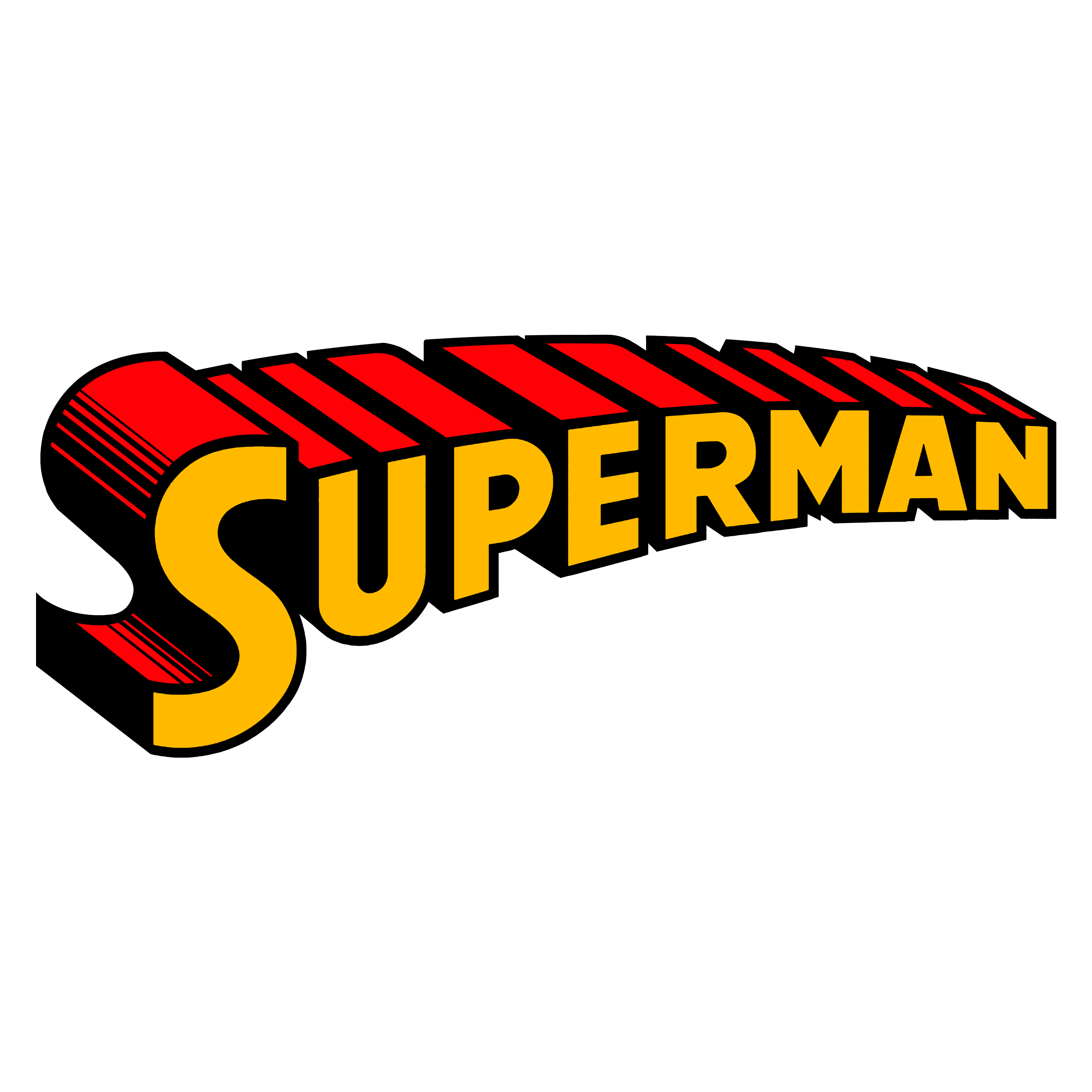 Red Superman Logo Transparent PNG