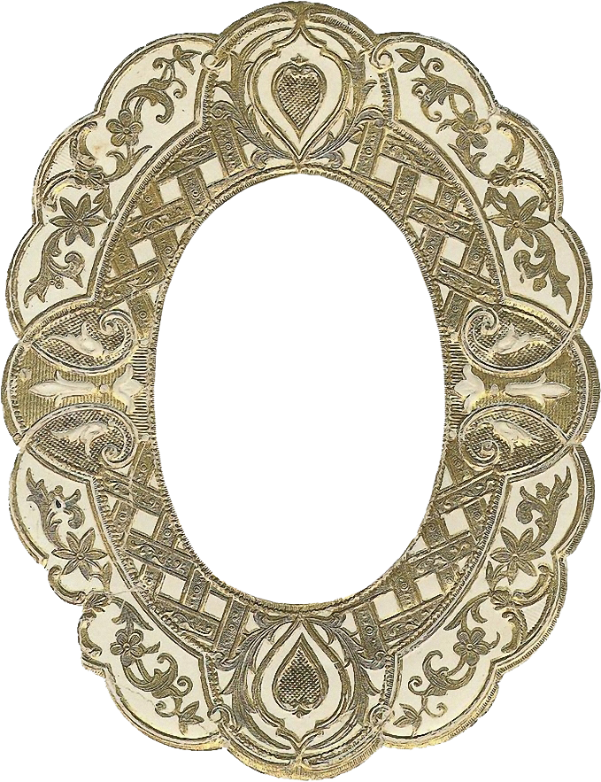 Round Vintage Frame PNG HD Quality