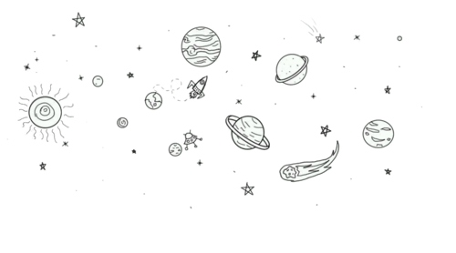 Diseño PNG Y SVG De Dibujos Animados De Astronauta Espacial Para Camisetas
