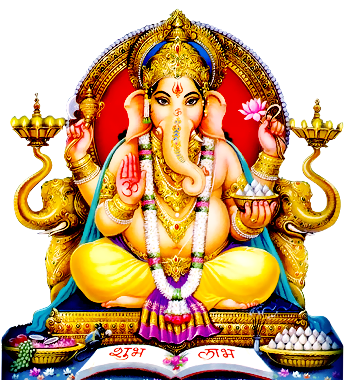 Sri Ganesh PNG Clipart Background | PNG Play