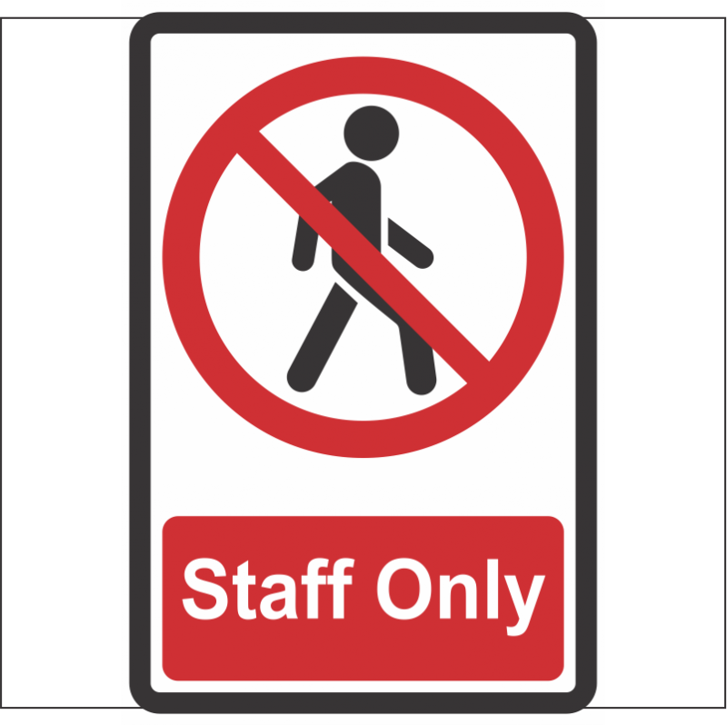 Staff Only Symbol PNG Clipart Background