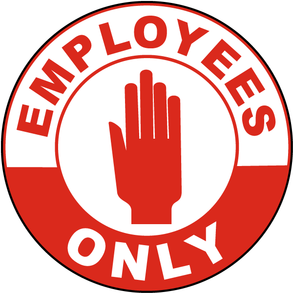 Staff Only Symbol PNG Images HD