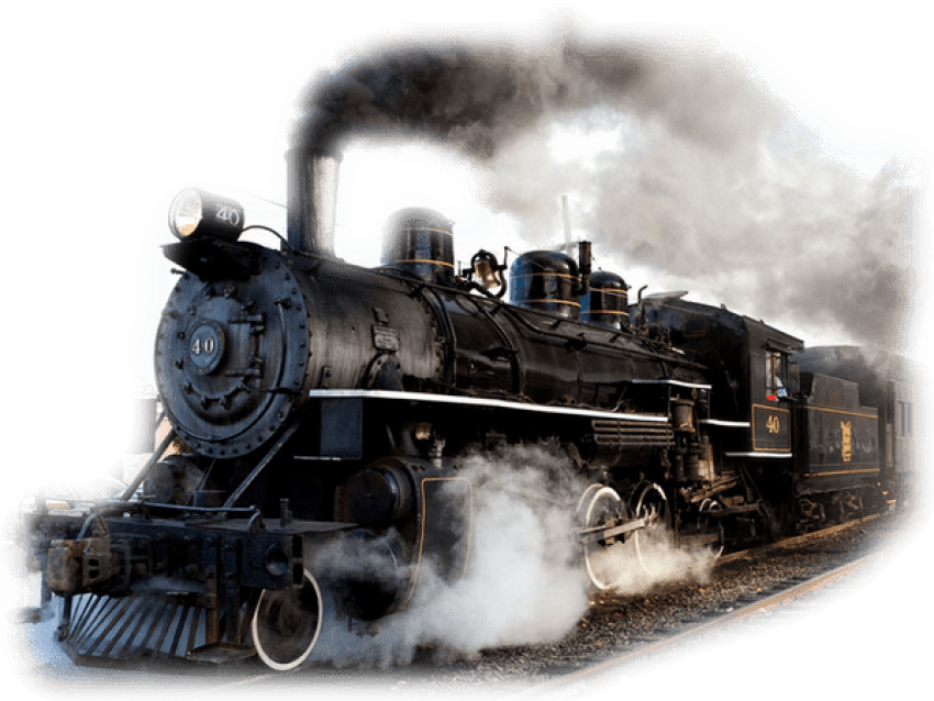 Steam Engine Train PNG HD Quality