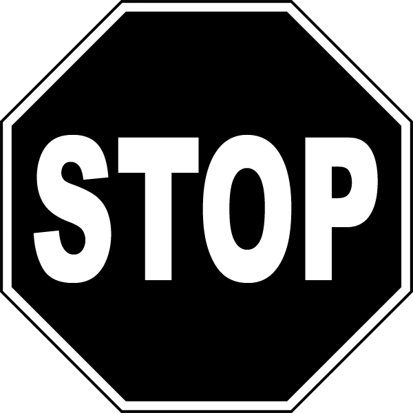 Stop Sign PNG Clipart Background