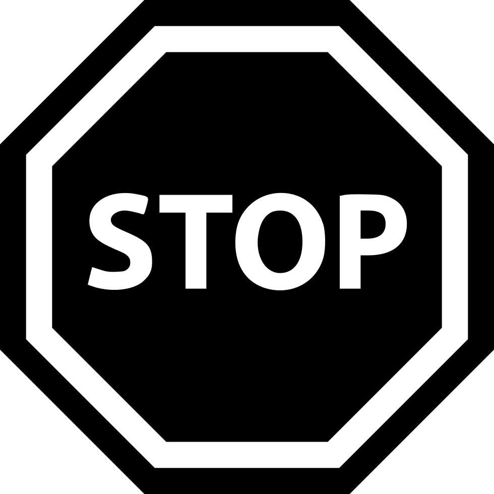 Stop Sign Transparent Free PNG