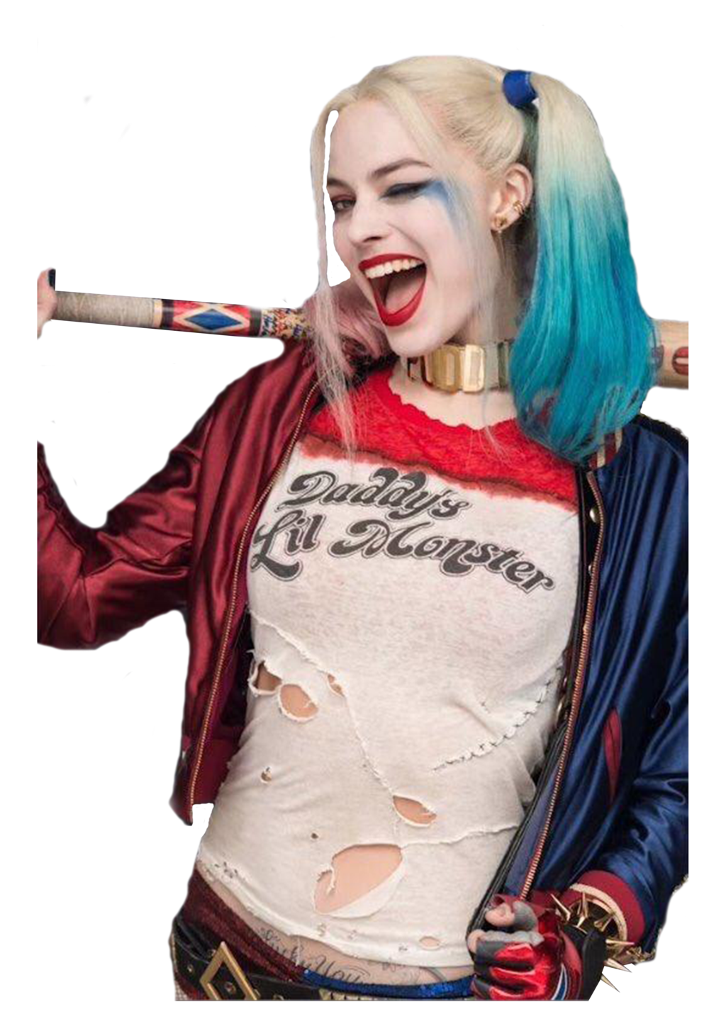Diana Quinzel Suicide-Squad-Harley-Quinn-PNG-Background