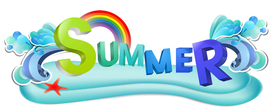 Summertime Text Free PNG
