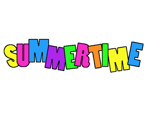 Summertime Text Transparent Free PNG
