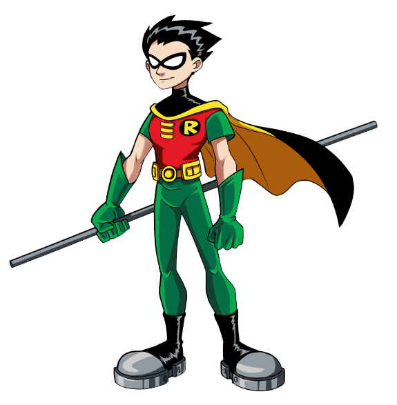 Superhero Robin Background PNG Image