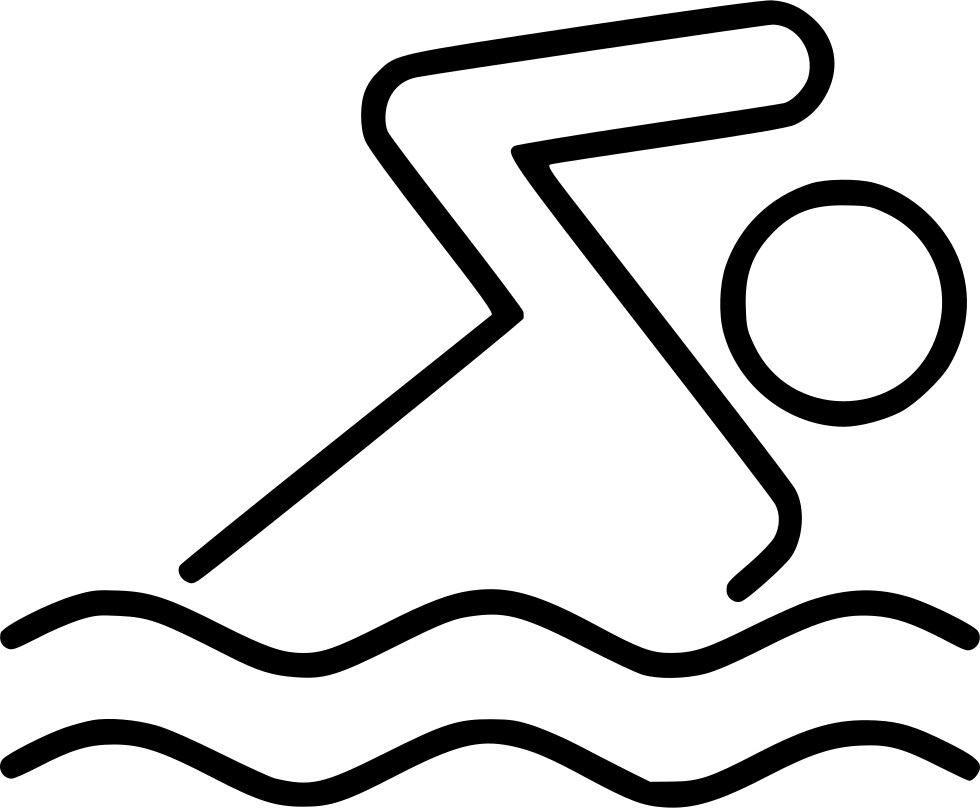 Swimming Logo Background PNG Image