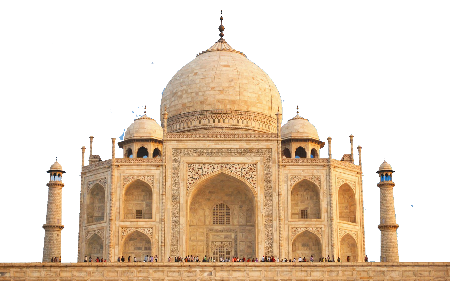 Taj Mahal Background PNG Image